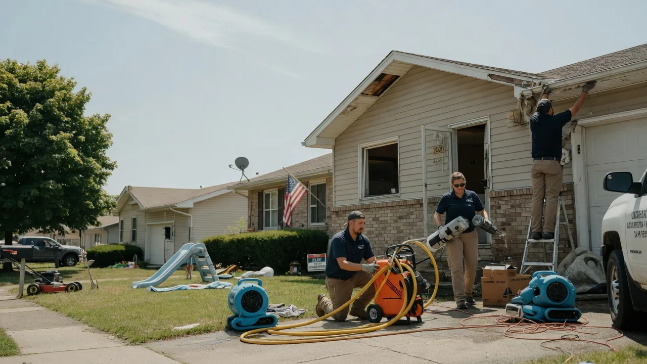 Water Damage Restoration in Campus, IL near me